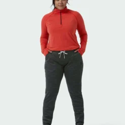 Coupon 🎁 Stio Women's Tipton Tech Half Zip 🛒 -Stio Sales Shop W Tipton Tech Half Zip Risk Red Alt 5