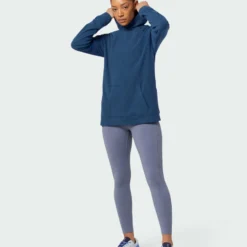 Best Sale 🌟 Stio Women's Turpin Fleece Hooded Pullover 🛒 -Stio Sales Shop W Turpin Fleece Hooded Pullover Navy Peony Heather 1 Full