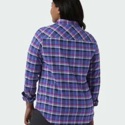 Best reviews of ✔️ Stio Women's Willow Midweight Flannel Shirt 😀 54 Best reviews of ✔️ Stio Women's Willow Midweight Flannel Shirt 😀 -Stio Sales Shop W Willow Flannel Shirt Dark Amethyst Plaid Alt 4
